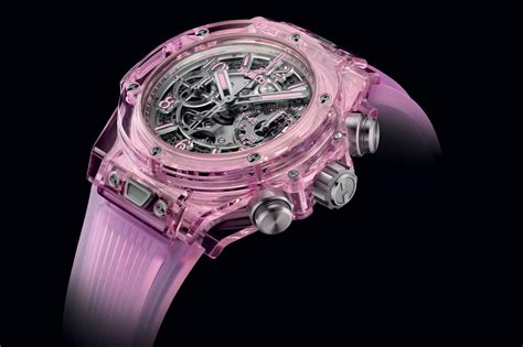 hublot schwarz pink|HUBLOT Big Bang Unico Pink Sapphire .